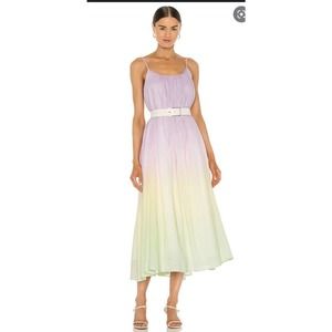 Olivia Rubin Aurora Size 2 Pastel Ombre Maxi Dress